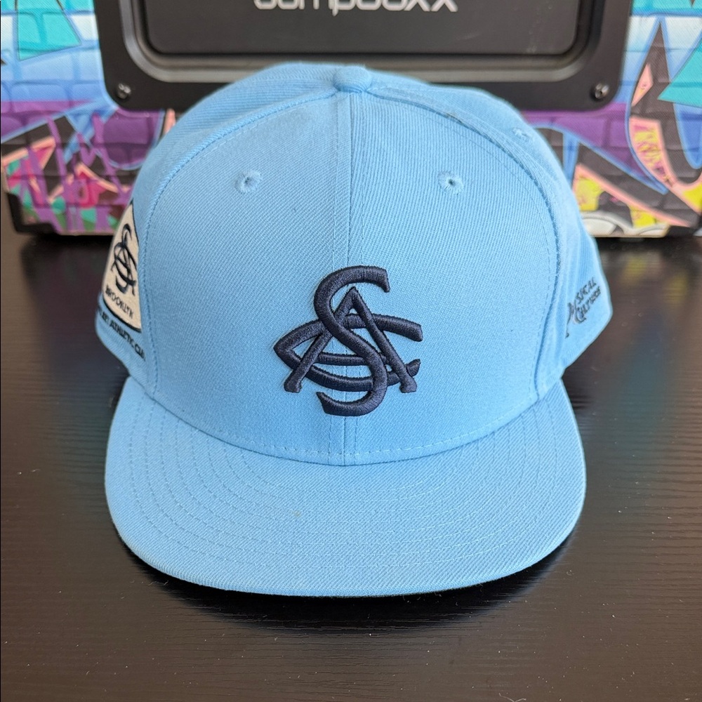 Kids Blue Baseball Cap